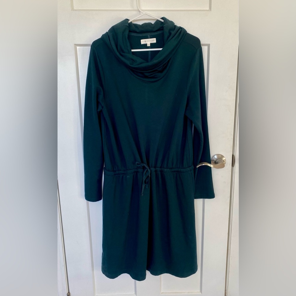 Large Lou & Grey for Loft Cowl Neck Dress